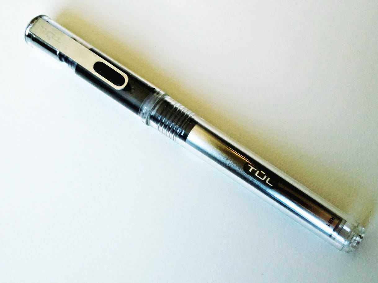 Review Tul RB1 Rollerball Pen, Needlepoint, Black Ink